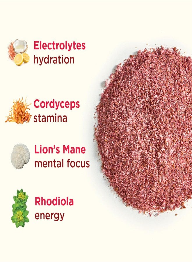 راسا مشروب راسا المرطب بنكهة توت العليق والكركديه | شاي مثلج عضوي معزز بمواد محفزة للنمو وفطر | خالٍ من الغلوتين، مزيج مسحوق إلكتروليت ممتاز، ترطيب منعش (6 أونصة / 24 حصة) - Image 3